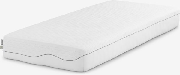 Matelas en mousse 90x200cm WELLPUR KVITA GF85 blanc ferme