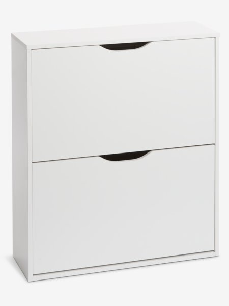 Shoe cabinet IDSKOV 2 compartments white