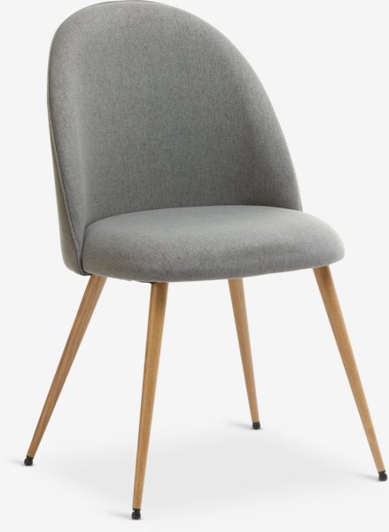 Dining chair KOKKEDAL grey/oak