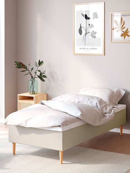 Resårbotten 90x200cm DINGLA PB75 sand-91 DREAMZONE