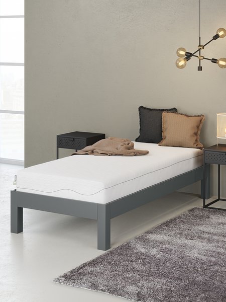 Matelas en mousse 90x200cm WELLPUR KVITA GF85 blanc ferme