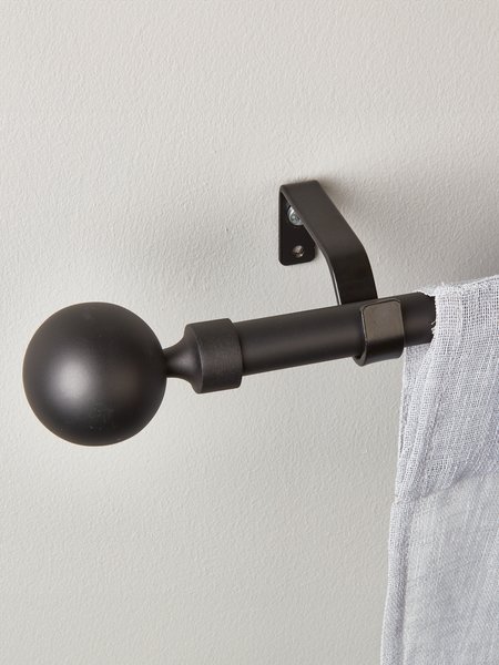 Gardinstång STOCKHOLM 19mm 120-210cm svart