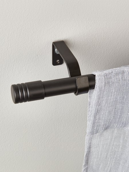 Gordijnroede RIMINI 19mm 160-300cm zwart