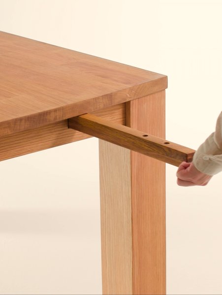 Tavolo da pranzo OLDE 100x200 cm rovere