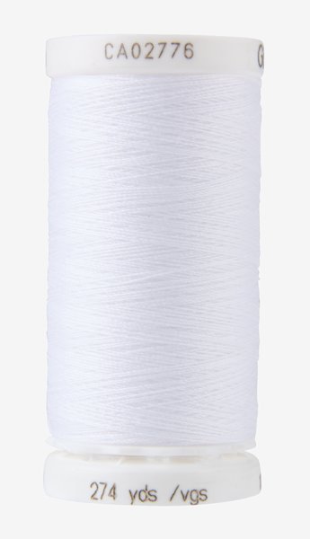 Sytråd 250m hvid polyester