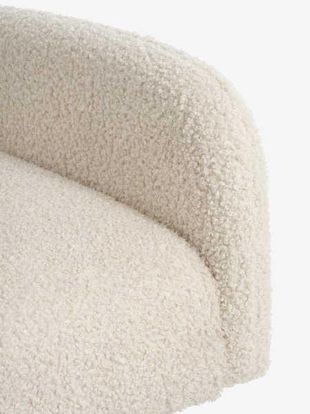 Canapea extensibilă PARADIS crem/stejar