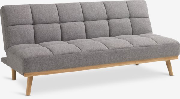 Sofa bed NEJEDE light grey fabric