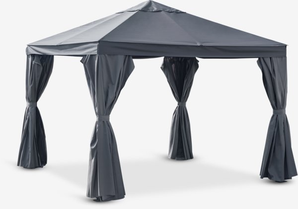 Gazebo NORDMARKA W3xL3xH2.78m grey