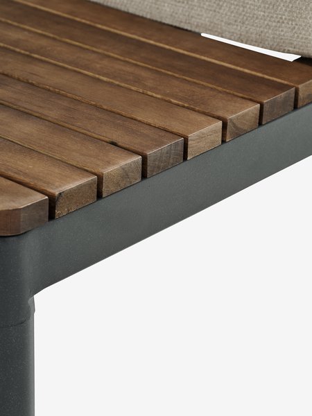 Modulo lounge HOU Divano 2 posti legno duro