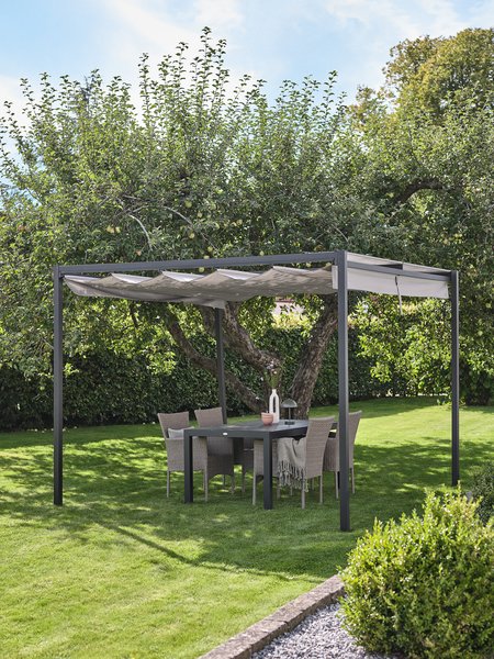 Pergola HJORTEMOSE SZ3xH3xMA2,3m világosszürke