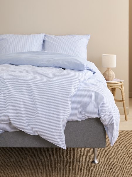 Duvet cover set SHEILA Yarn dyed Double blue