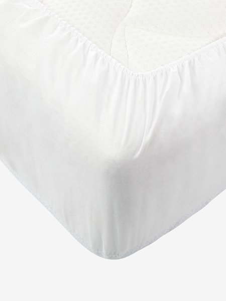 Drap-housse imperméable VICTORIA 90x200x25 blanc