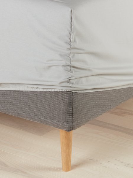 Fitted sheet DAGNY Double light grey