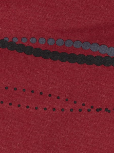 Flanell-Bettwäsche MINA 140x200 grau/rot