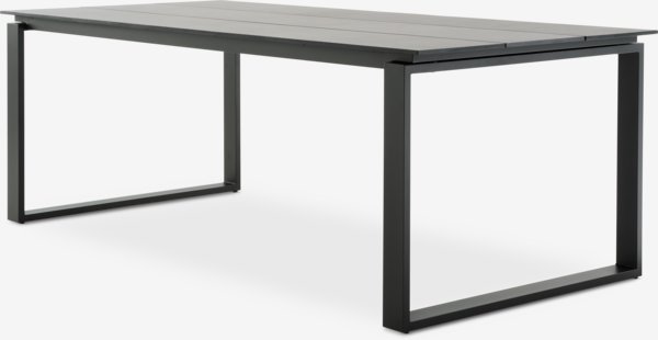 SONNERUP L215 table + 4 BRAVA chaises gris