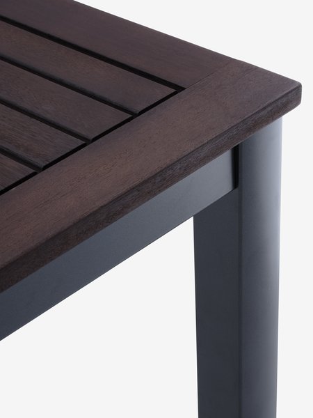 YTTRUP Tavolo L150 cm legno duro + 4 MADERNE Sedie grigio