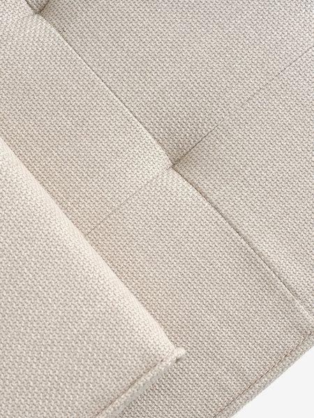 Daybed VARMARK 190x76 w/cushion beige fabric/oak colour