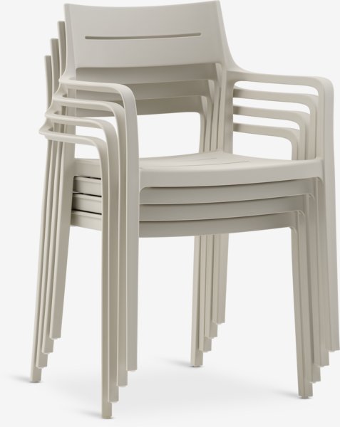 Stacking chair INGSTRUP beige