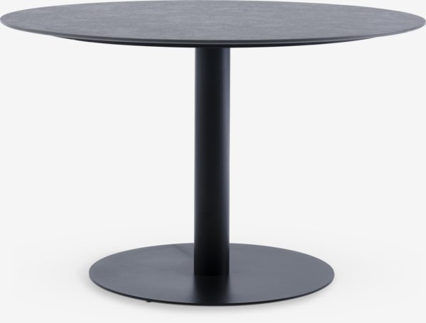 Table de jardin VAMDRUP Ø120 gris