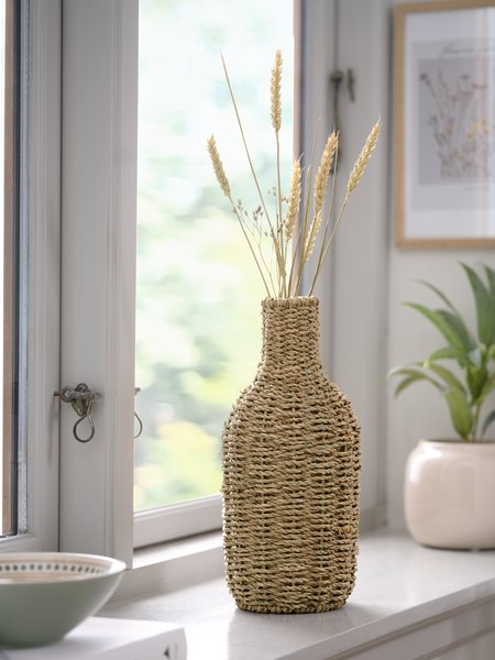 Vase KRESTOFF D15xH31cm rattan