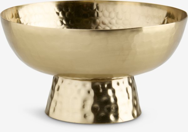 Decorative bowl ABRAHAM D13xH8cm gold