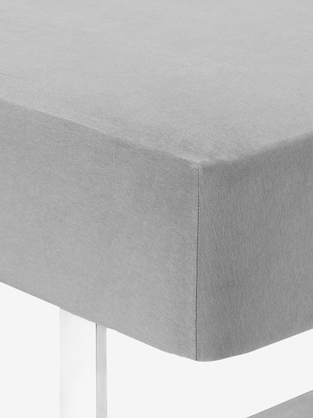 Drap-housse en jersey JANNE 180x200x30 gris