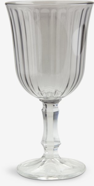 Verre à vin FRIDOLIN Ø8xH16cm 24cl gris