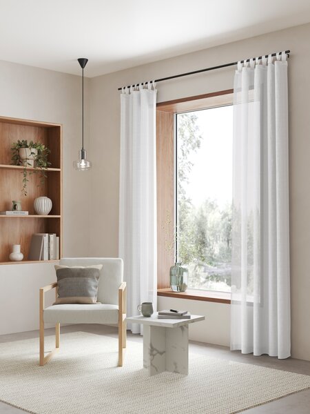 Zavesa GOLMA 1x280x300 bela