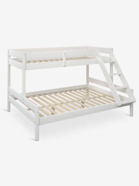 Stapelbed VESTERVIG 90/150x200 inclusief ladder wit