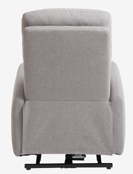 Lift recliner VONSILD lift function electric light grey