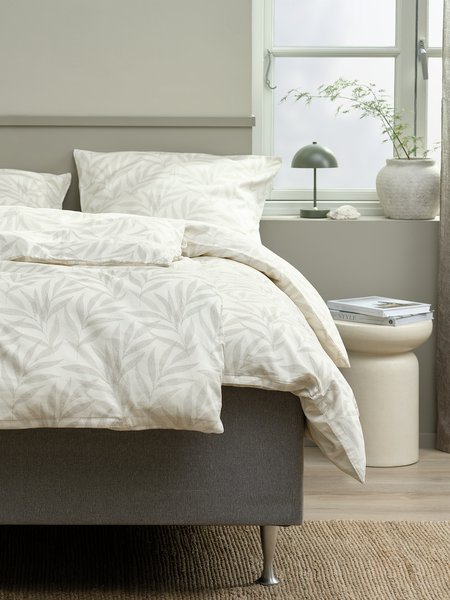 Sateen Duvet cover set SABINE Double cream