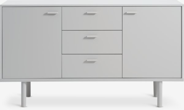 Sideboard BELLELUND 2 Türen 3 Schubladen beige