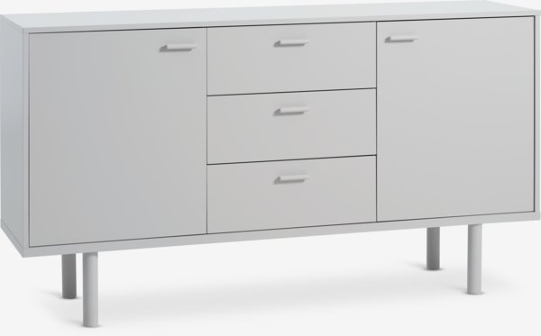 Credenza BELLELUND 2 ante 3 cassetti beige