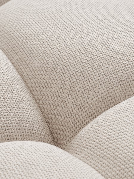 Canapé ALLESE avec méridienne gauche tissu beige