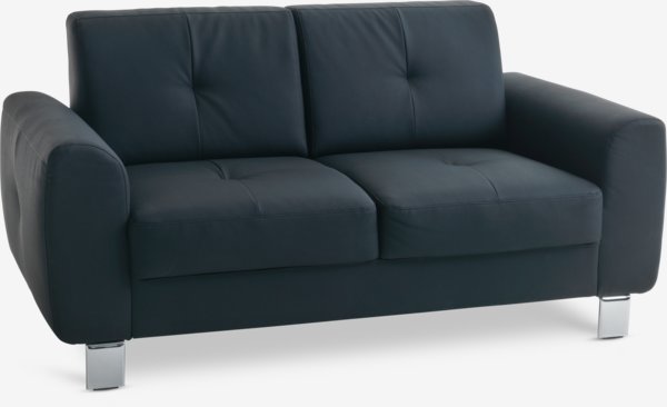 Sofa DAMHALE 2-pers. sort