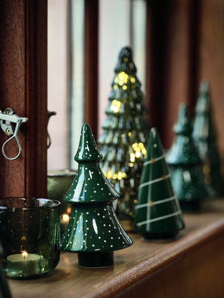 Dekoration Baum SLEIPNER grün 3Stk/Pck