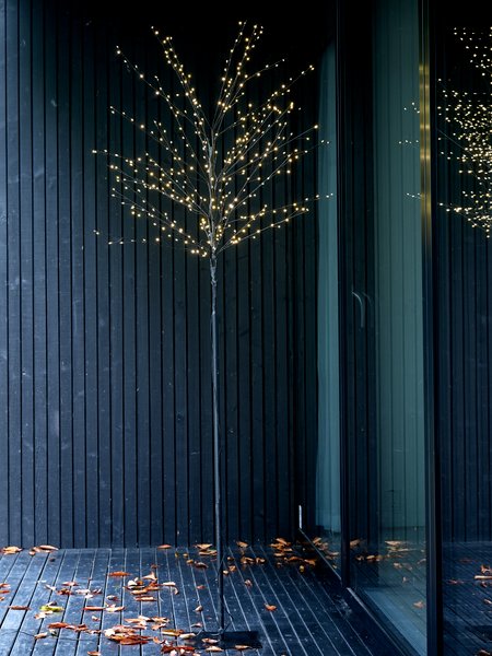 Arbre lumineux LED ALBIT H200cm avec 400 LED et minuterie
