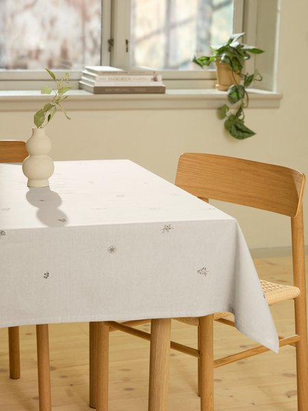 Tablecloth ENGFIOL 140x240 beige/grey