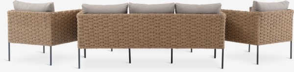 Lounge-Set DAMFENNER 4,5 Pers. natur