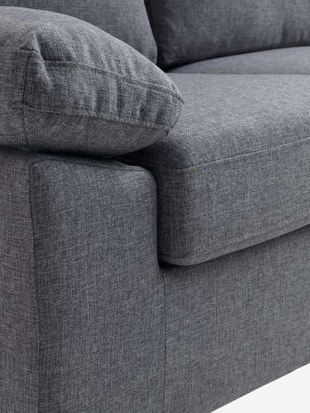 Sofa GEDVED 3-Sitzer grau