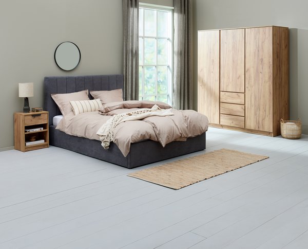 Armadio LIMFJORDEN 180x200 combinato col.rovere selv. nat.