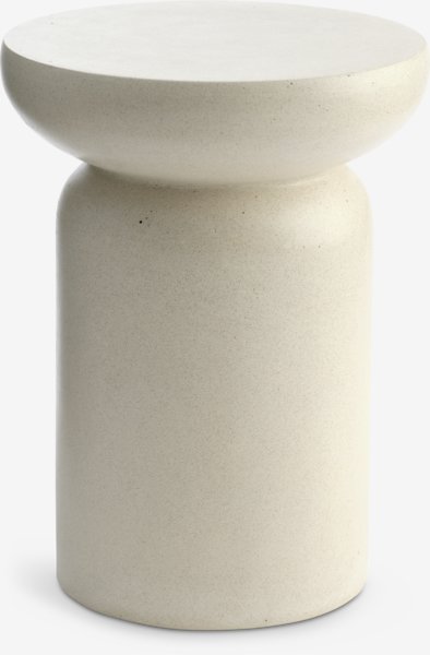 Piédestal LYDUM Ø34 fibre-ciment gris/beige