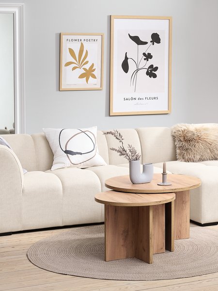 Tavolino KALVEHAVE Ø70 cm color rovere