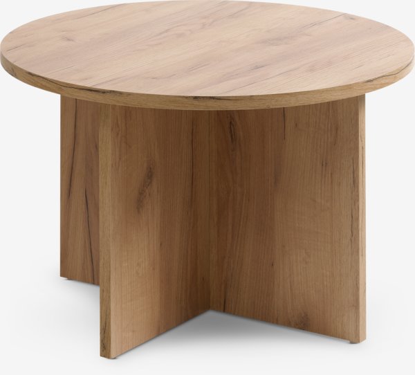 Table basse KALVEHAVE Ø70 coloris chêne