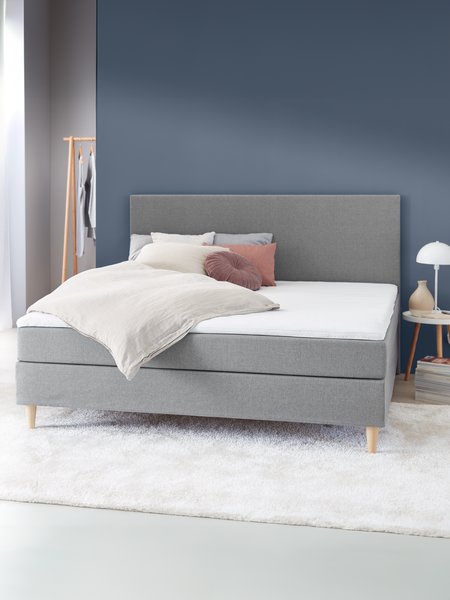 Boxspring krevet 160x200 BASIC C10 siva-23