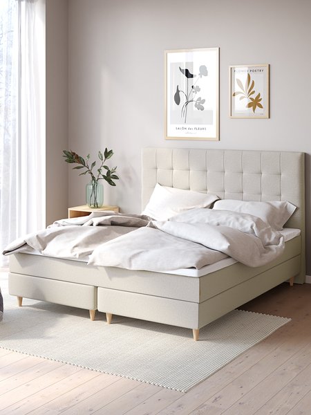 Kontinentalseng 180x200cm NEVLA GC5 sand-91 DREAMZONE