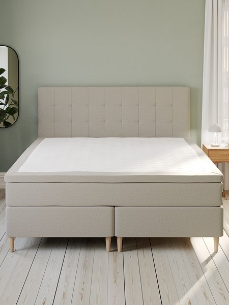 Kontinentalseng 180x200cm HEMLA GC75 sand-91 LATEX