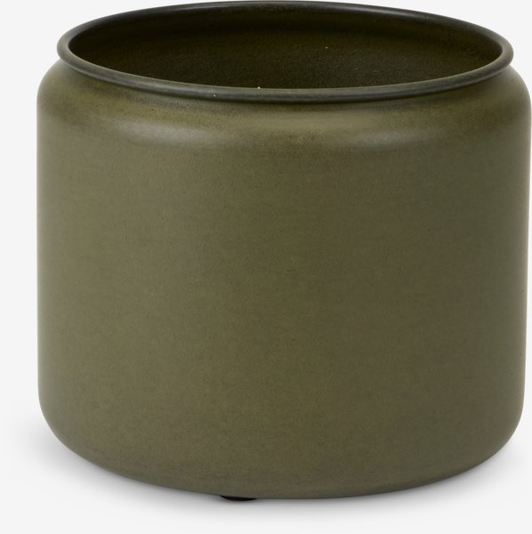 Garden planter SNORKLA D25xH20 olive green