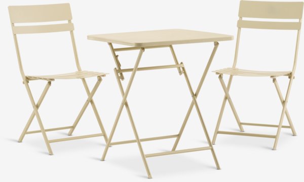 Bistro-Set ABORG B60xL60 gelb