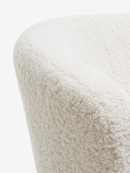 Sofa GISTRUP 2-Sitzer Teddyplüsch off-white